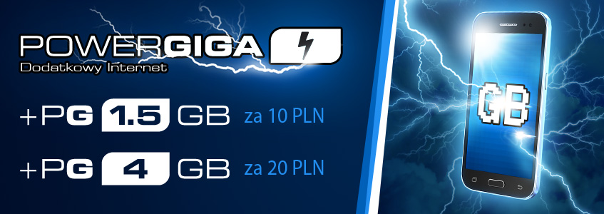 PowerGiga – Dodatkowy Internet