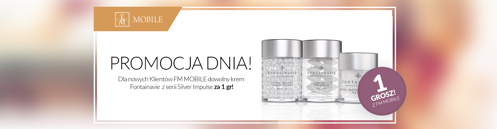 Promocja dzienna 15-16 maja 2018 r. FM MOBILE Z FONTAINAVIE SILVER IMPULSE- ZAKOŃCZONA